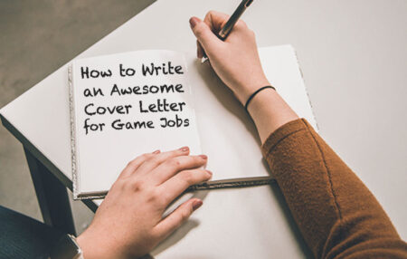 cover letter for game developer